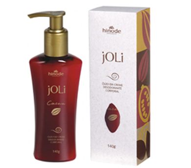 JOLI - ÓLEO EM CREME  DESODORANTE CORPORAL  CACAU - 140g